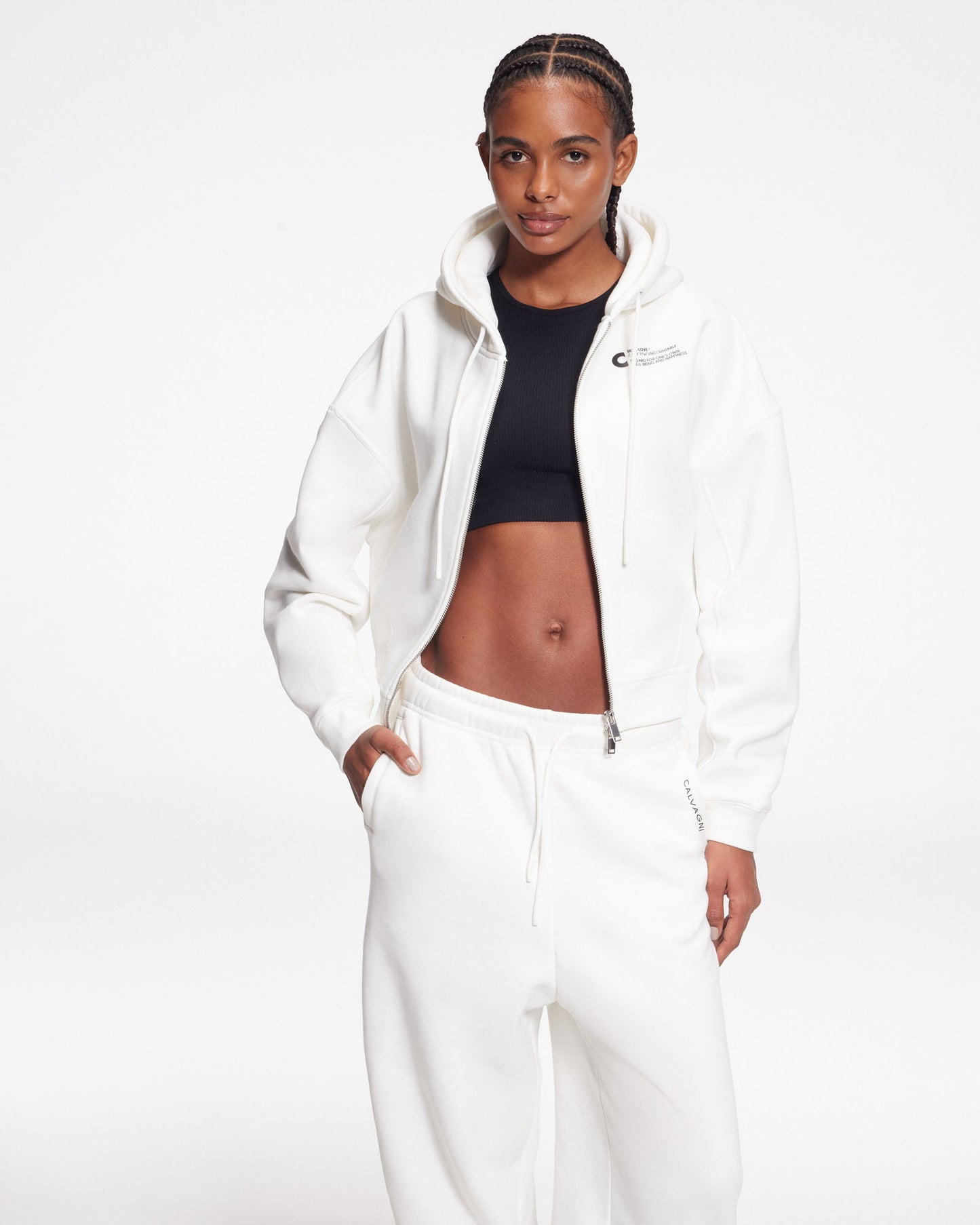 Easy Cropped Hoodie