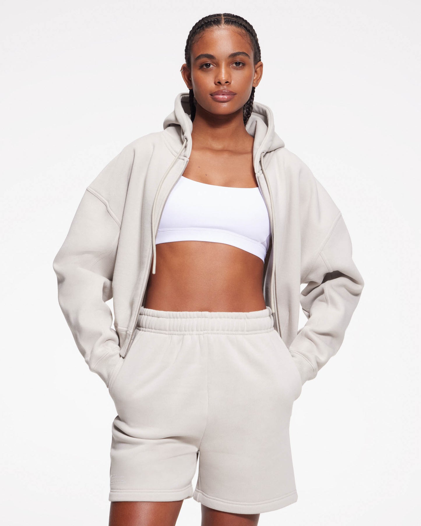 Easy Cropped Hoodie
